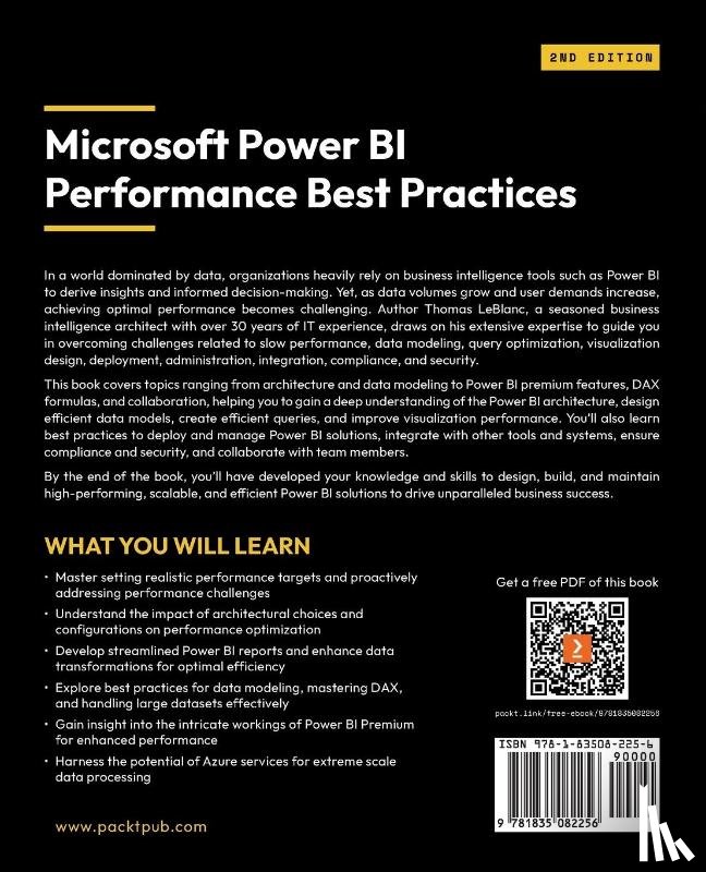 Leblanc, Thomas, Merchant, Bhavik - Microsoft Power BI Performance Best Practices - Second Edition