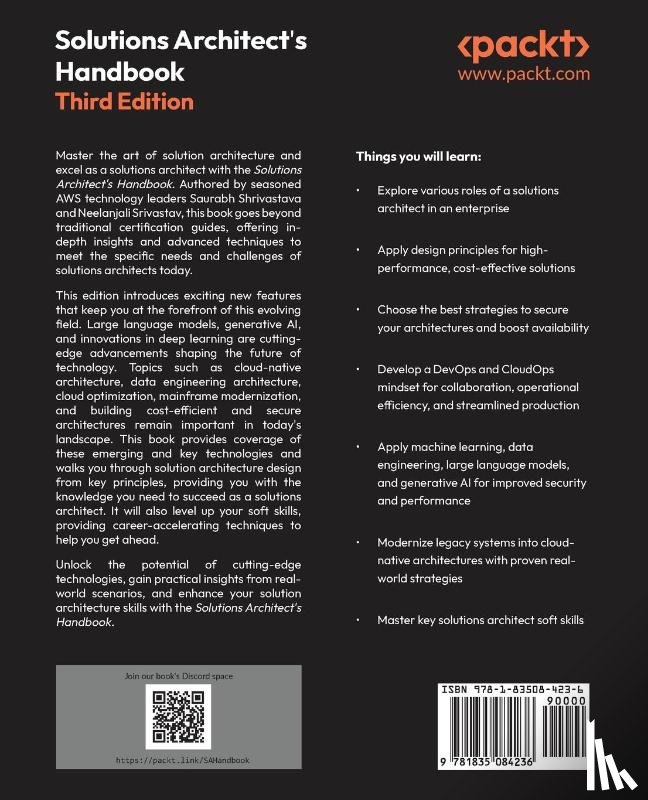 Shrivastava, Saurabh, Srivastav, Neelanjali - Solutions Architect's Handbook - Third Edition