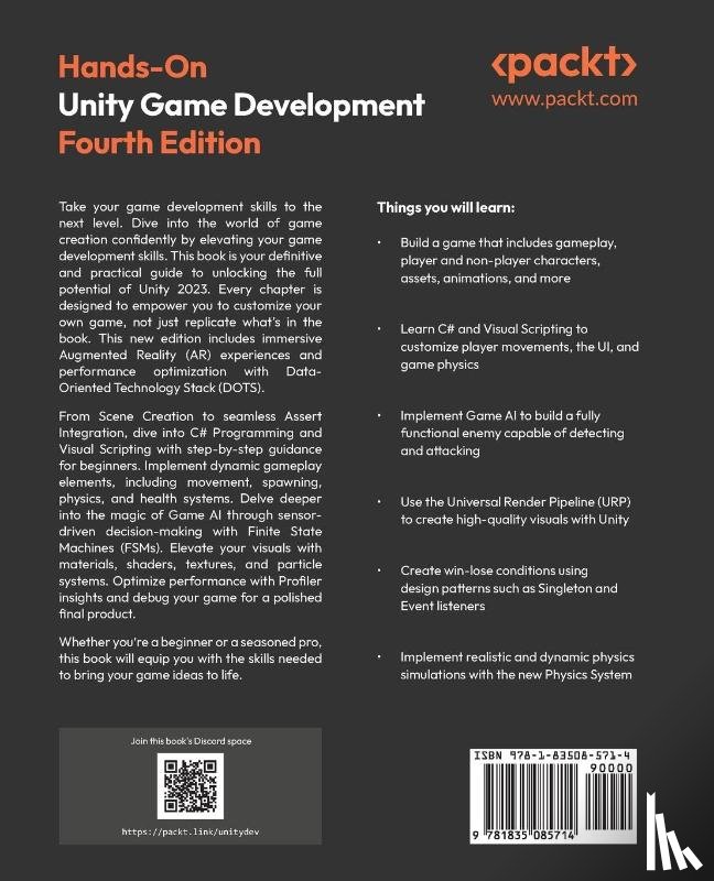Borromeo, Nicolas Alejandro, Salas, Juan Gabriel Gomila - Hands-On Unity Game Development - Fourth Edition