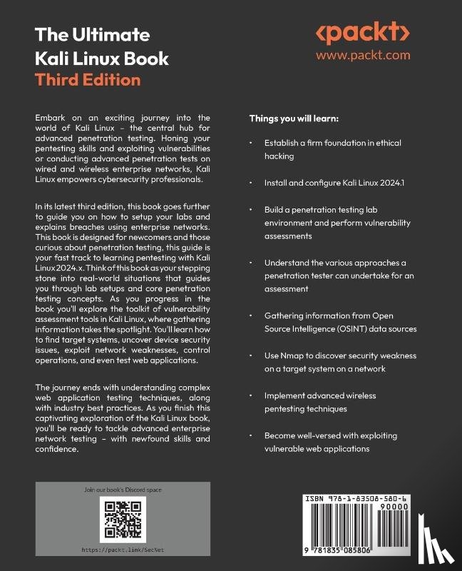 Singh, Glen D. - The Ultimate Kali Linux Book - Third Edition