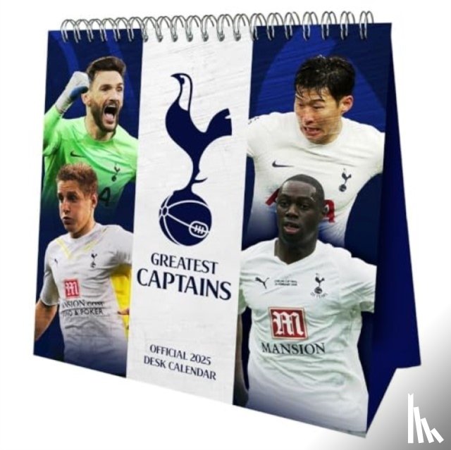  - Tottenham Hotspur FC Desk Easel Calendar 2025