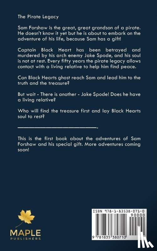 Sharpe, H M - Captain Black Heart and the Ghosts of Sea Cove Bay