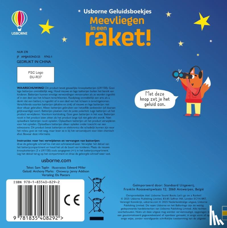  - Meevliegen in een raket!