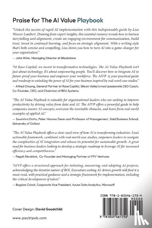 Weaver-Lambert, Lisa - The AI Value Playbook