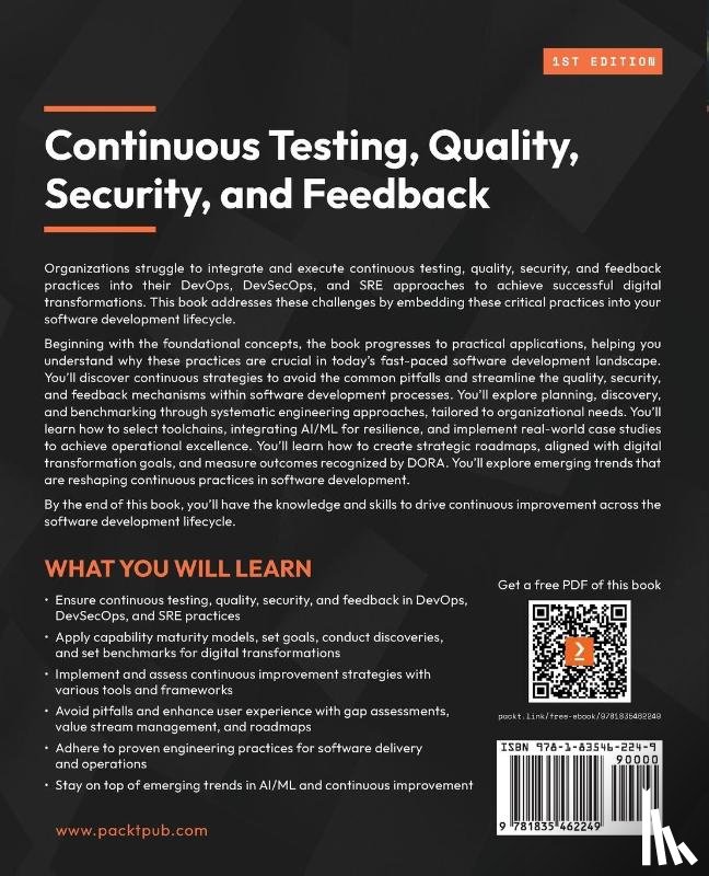 Hornbeek, Marc - Continuous Testing, Quality, Security, and Feedback