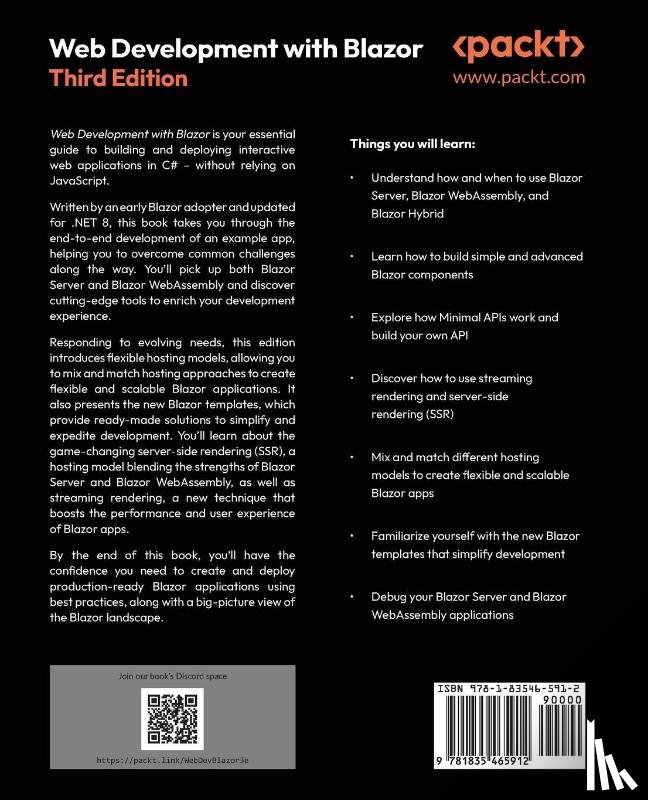 Engström, Jimmy - Web Development with Blazor - Third Edition