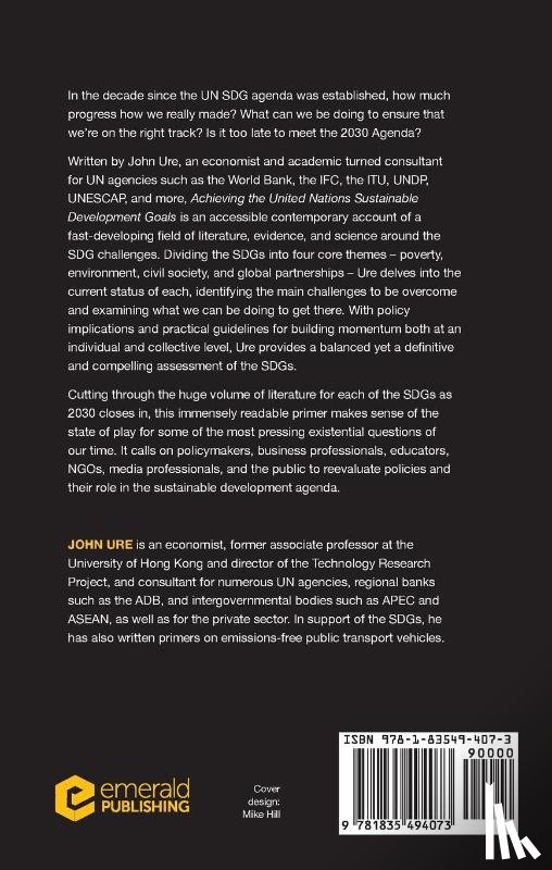 Ure, John (University of Hong Kong - Achieving the United Nations Sustainable Development Goals