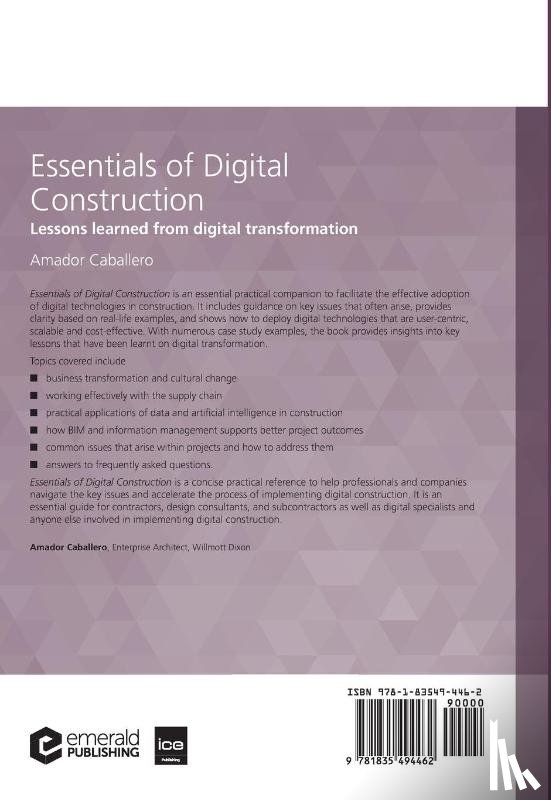 Caballero, Amador (Wilmott Dixon - Essentials of Digital Construction