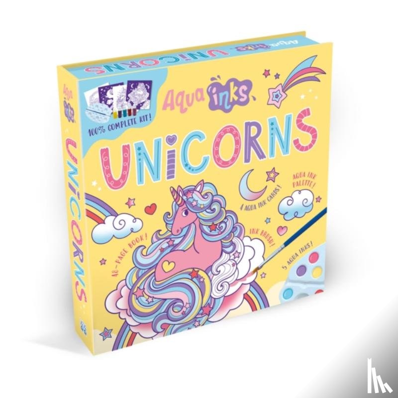 Isaacs, Connie - Aqua Inks Unicorns