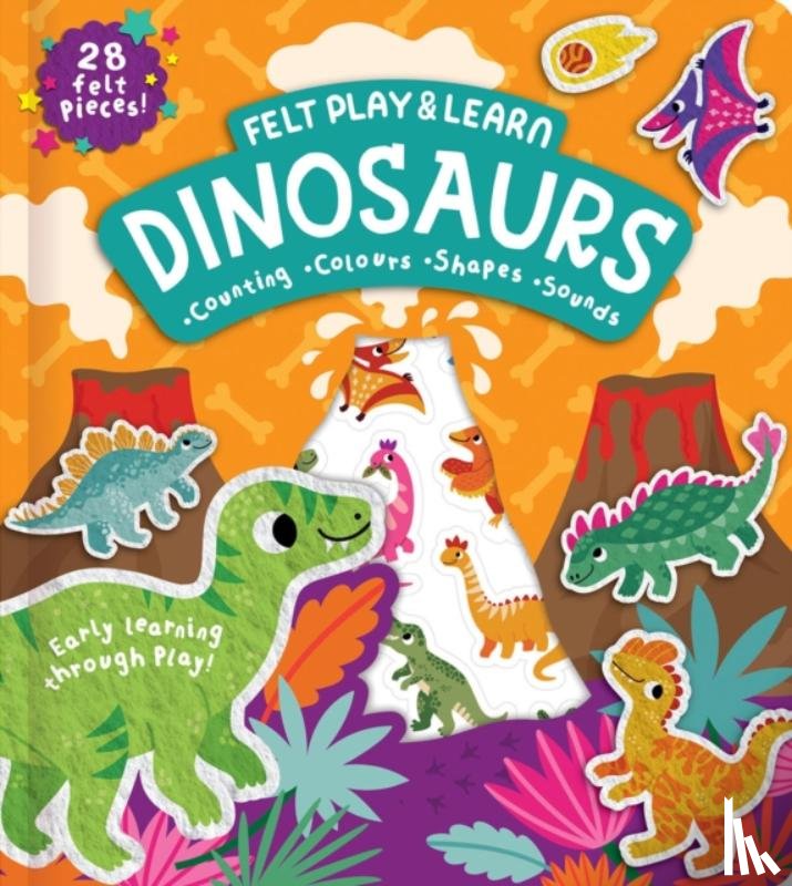 Barker, Alice - Felt Play & Learn Dinosaurs