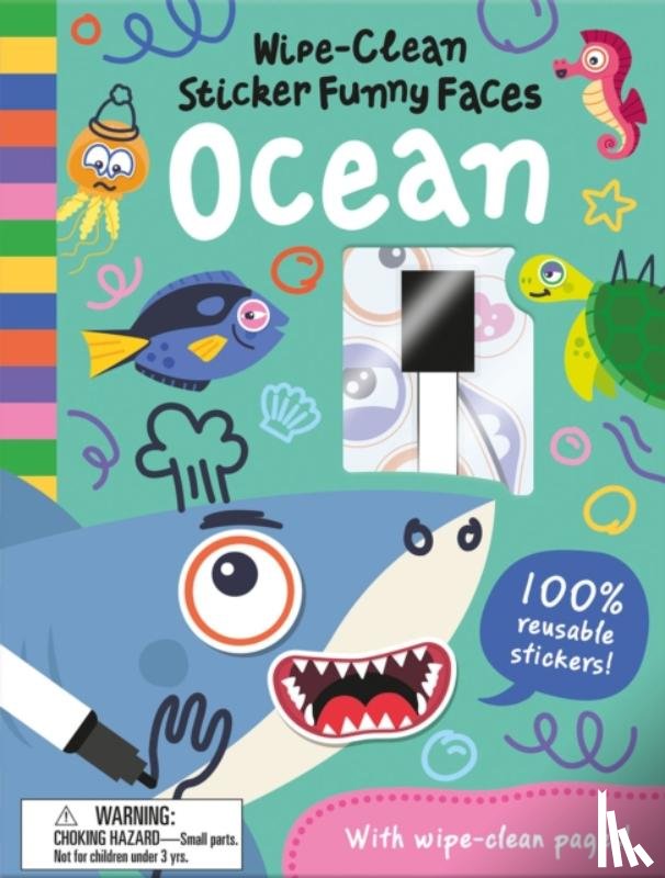 Abbott, Rob - Wipe-Clean Sticker Funny Faces Ocean