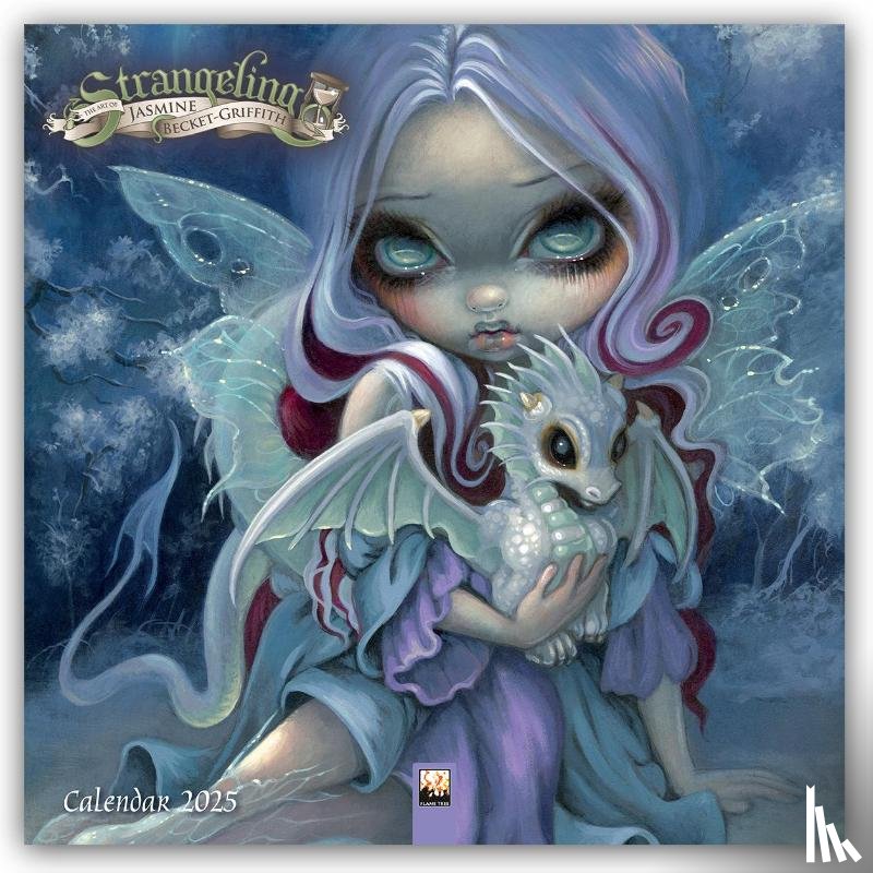 Flame, Tree - Strangeling by Jasmine Becket-Griffith Wall Calendar 2025 (Art Calendar)