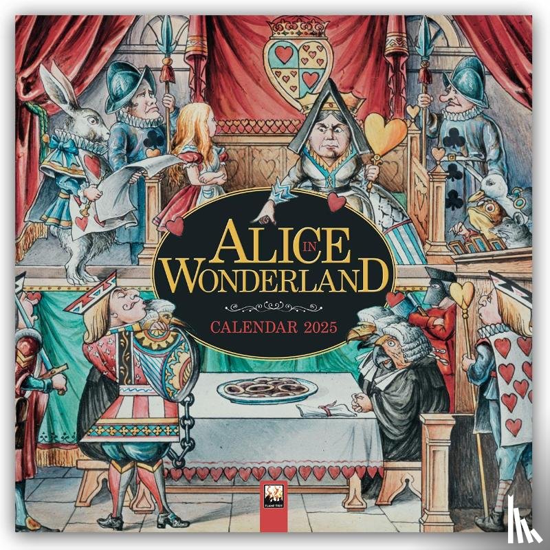 Flame, Tree - Science Museum: Alice in Wonderland Wall Calendar 2025 (Art Calendar)