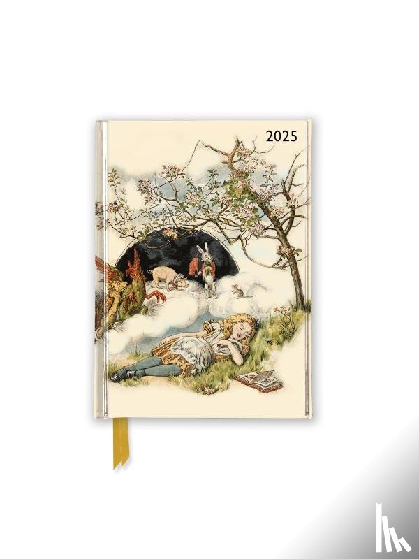 Flame, Tree - British Library: Alice Asleep 2025 Luxury Pocket Diary Planner - Week to View