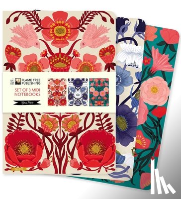 Flame Tree Studio - Nina Pace Set of 3 Midi Notebooks