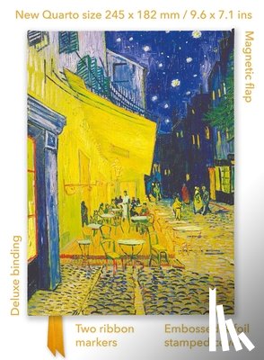 Flame Tree Studio - Vincent van Gogh: Cafe Terrace (Foiled Quarto Journal)