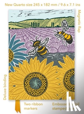 Flame Tree Studio - Kate Heiss: Sunflower Fields (Foiled Quarto Journal)