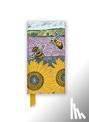 Flame Tree Studio - Kate Heiss: Sunflower Fields (Foiled Slimline Journal)
