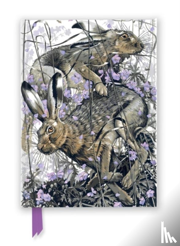  - Martin Truefitt-Baker: Hares in Meadow Cranesbill (Foiled Journal)