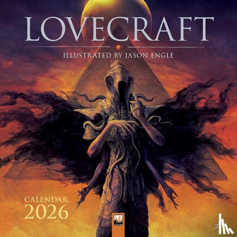 Flame, Tree - Lovecraft: Illustrated by Jason Engle Wall Calendar 2026 (Art Calendar)
