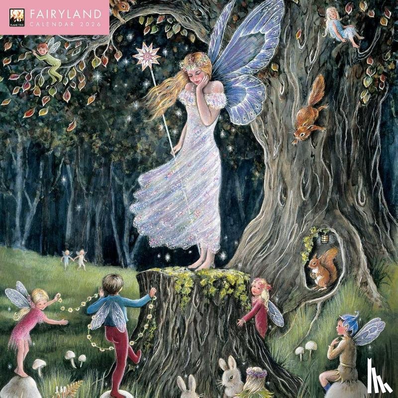 Flame, Tree - Fairyland by Jean & Ron Henry Wall Calendar 2026 (Art Calendar)