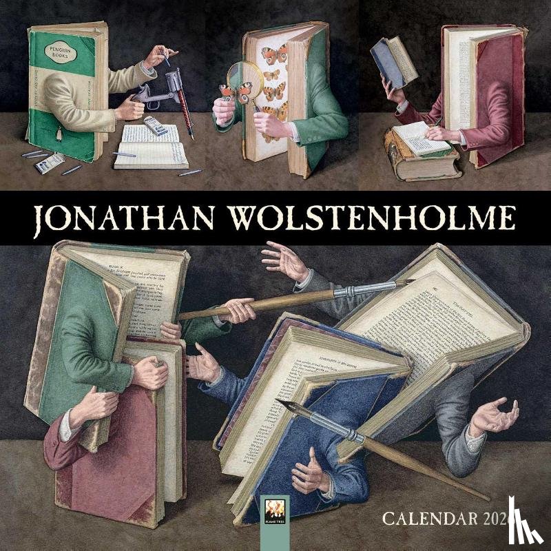 Flame Tree Publishing - Jonathan Wolstenholme Wall Calendar 2026 (Art Calendar)
