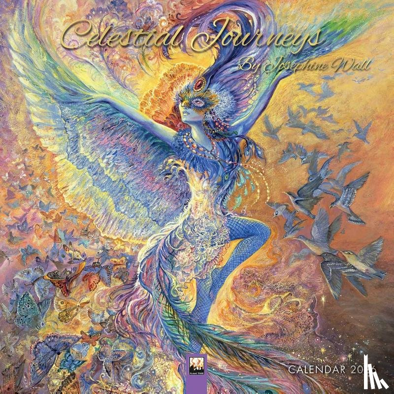 Flame Tree Studio - Celestial Journeys by Josephine Wall Wall Calendar 2026 (Art Calendar)