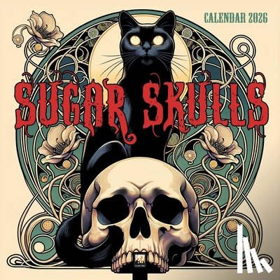 Flame Tree Studio - Sugar Skulls Wall Calendar 2026 (Art Calendar)