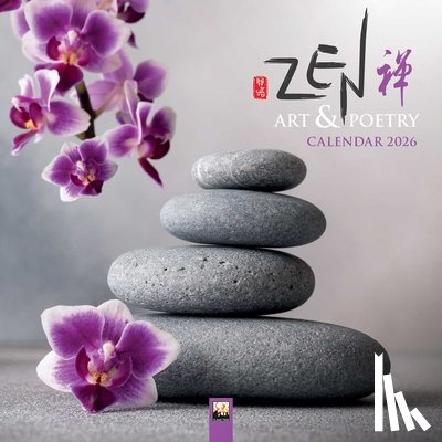 Flame Tree Studio - Zen Art & Poetry Wall Calendar 2026 (Art Calendar)