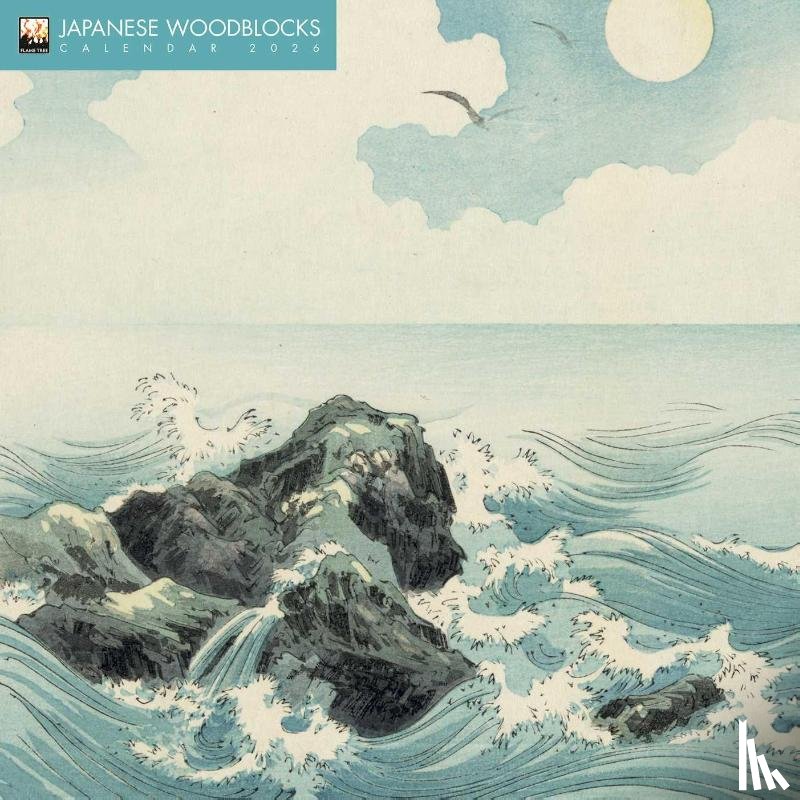 Flame, Tree - Japanese Woodblocks Wall Calendar 2026 (Art Calendar)