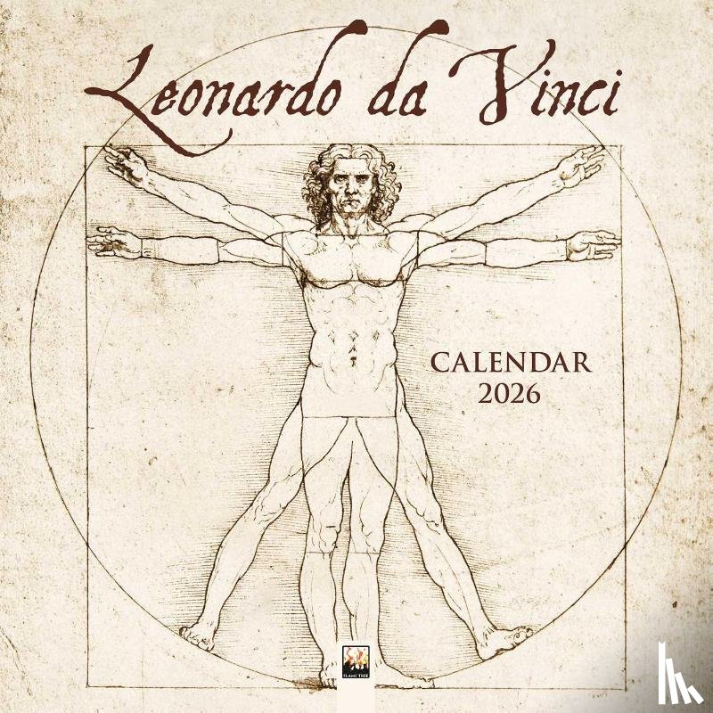 Flame, Tree - Leonardo da Vinci Wall Calendar 2026 (Art Calendar)