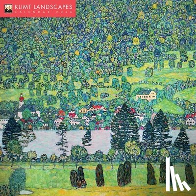 Flame Tree Studio - Klimt Landscapes Wall Calendar 2026 (Art Calendar)