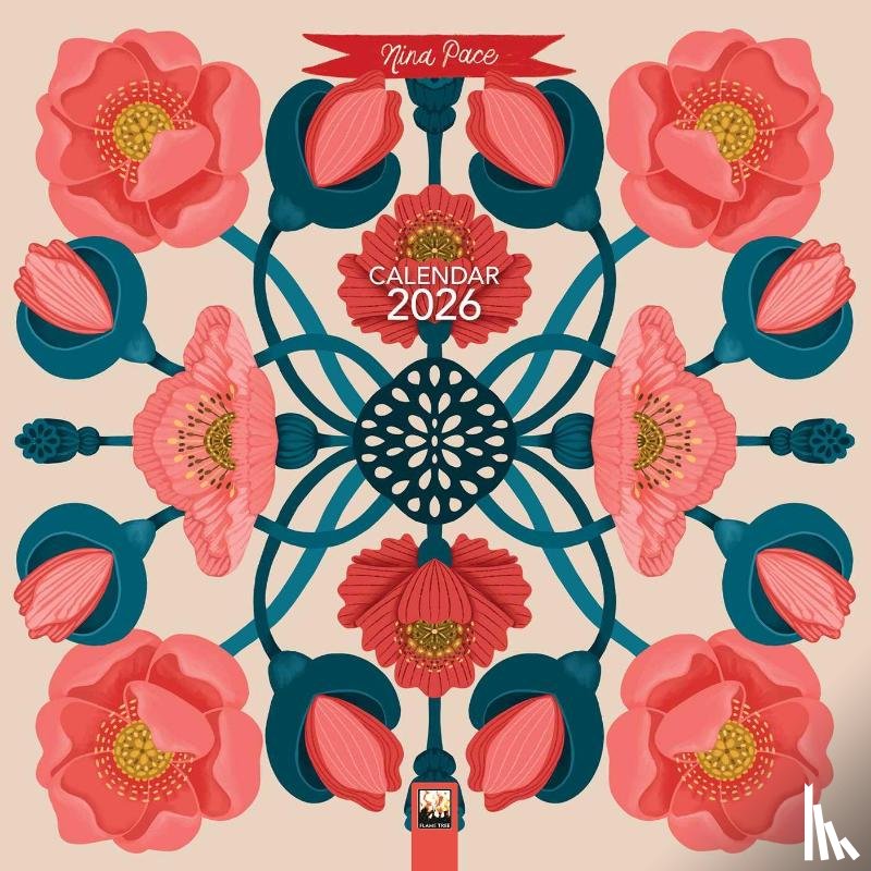 Flame, Tree - Nina Pace Wall Calendar 2026 (Art Calendar)
