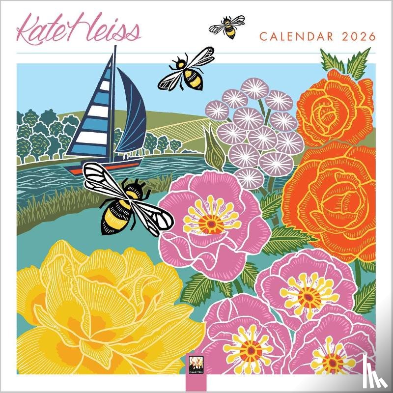 Flame, Tree - Kate Heiss Wall Calendar 2026 (Art Calendar)