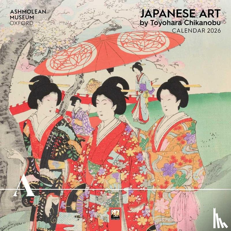 Flame, Tree - Ashmolean Museum: Japanese Art by Toyohara Chikanobu Wall Calendar 2026 (Art Calendar)