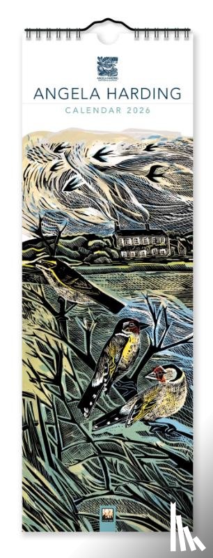 Flame, Tree - Angela Harding Slim Calendar 2026 (Art Calendar)