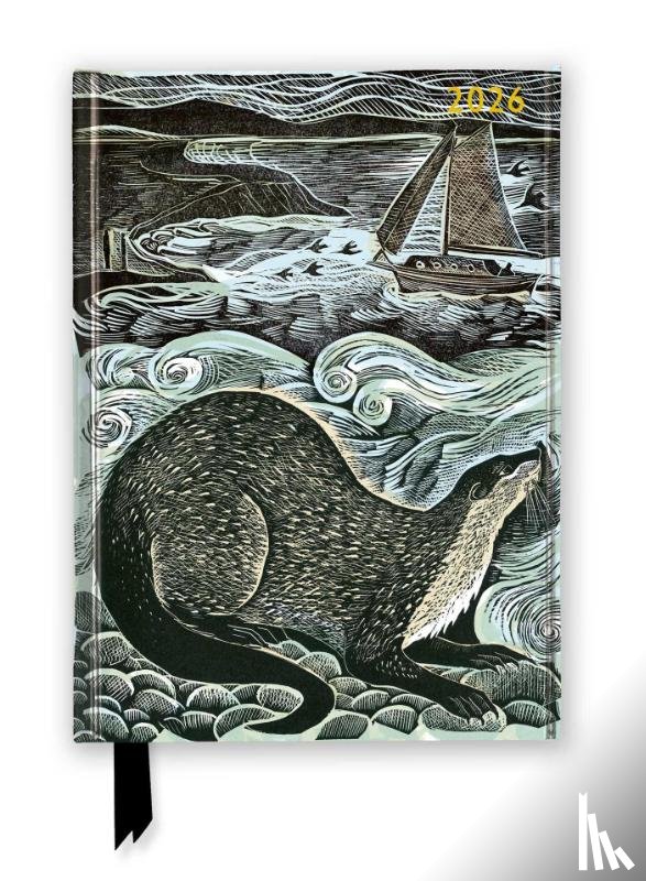 Flame, Tree - Angela Harding: Shetland Otter and Windsong 2026 Luxury Diary Planner - Page to View with Notes