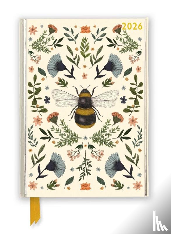 Flame, Tree - Jade Mosinski: Botanical Bee 2026 Luxury Diary Planner - Page to View with Notes