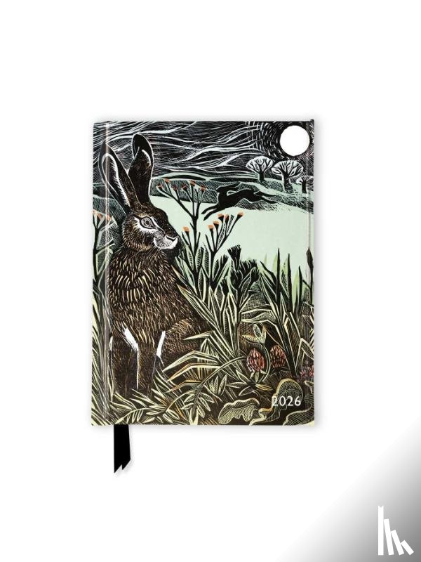 Flame, Tree - Angela Harding: Hidden Hares 2026 Luxury Pocket Diary Planner - Week to View
