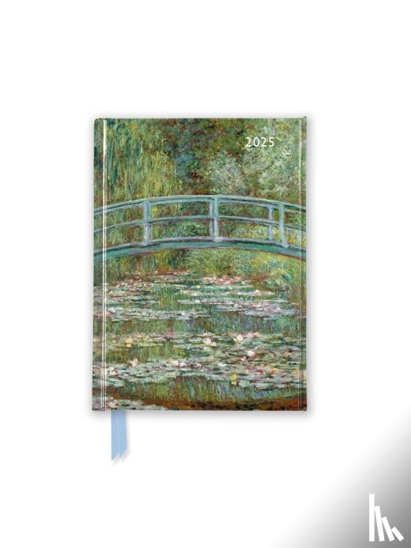 Flame, Tree - Claude Monet: Bridge over a Pond of Water Lilies 2026 Luxury Pocket Diary Planner - Week to View