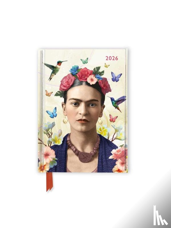 Flame, Tree - Frida Kahlo: Life of an Icon 2026 Luxury Pocket Diary Planner - Week to View