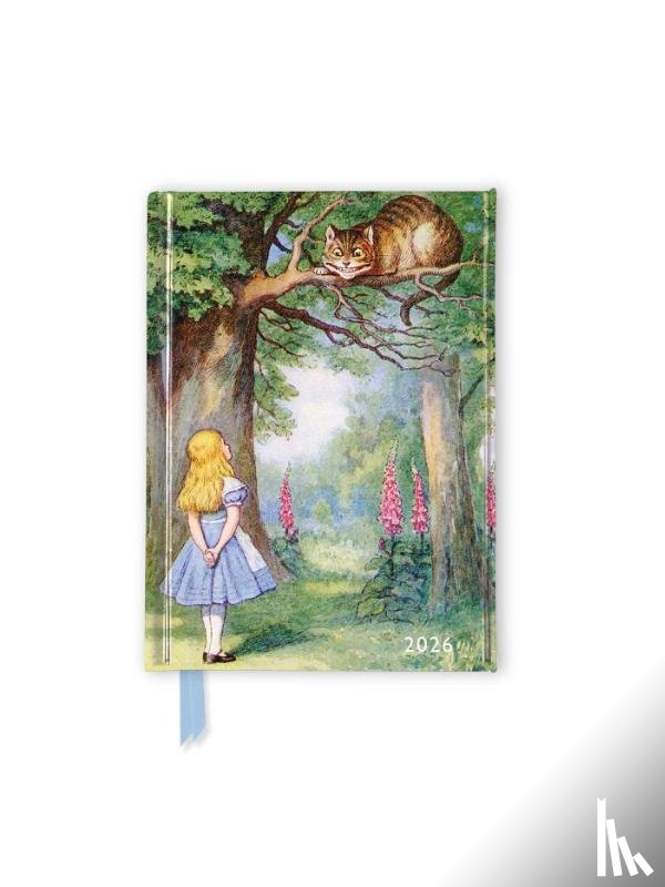 Flame, Tree - Alice & the Cheshire Cat 2026 Luxury Pocket Diary Planner - Week to View