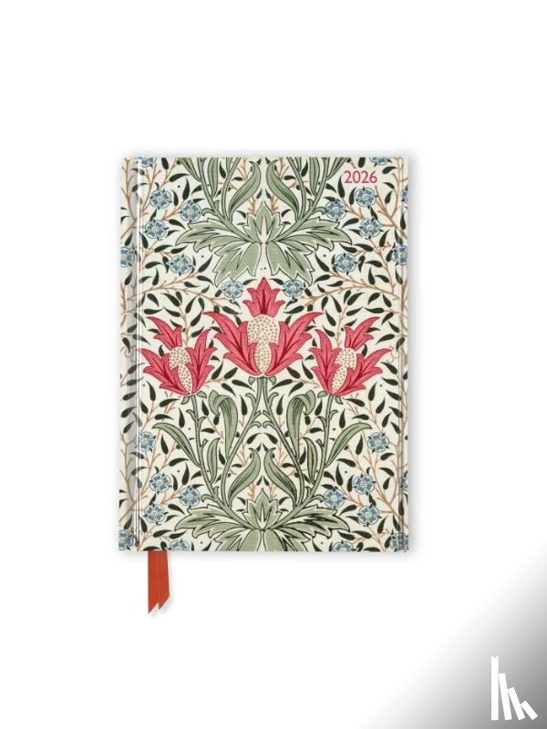 Flame, Tree - William Morris Gallery: Bourne 2026 Luxury Pocket Diary Planner - Week to View