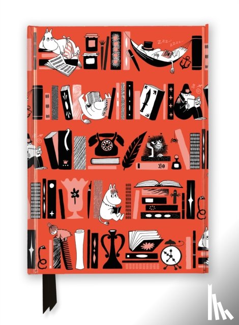 Flame Tree Studio - Moomin: Bookshelves (Foiled Journal)
