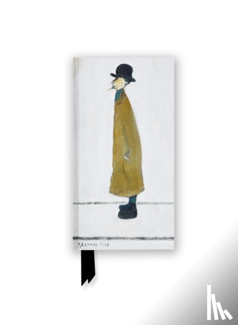  - L.S. Lowry: Gentleman Looking at Something (Foiled Slimline Journal)