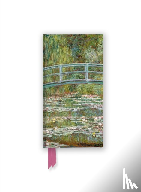 Flame Tree Studio - Claude Monet: Bridge over a Pond of Water Lilies (Foiled Slimline Journal)