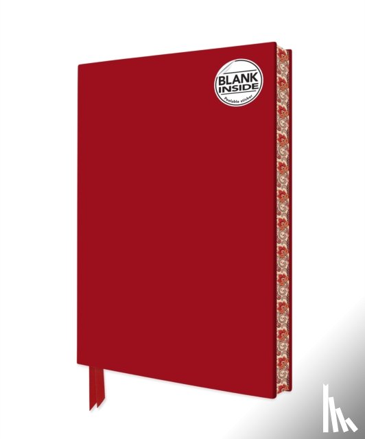 Flame Tree Studio - Ruby Red Blank Artisan Notebook (Flame Tree Journals)