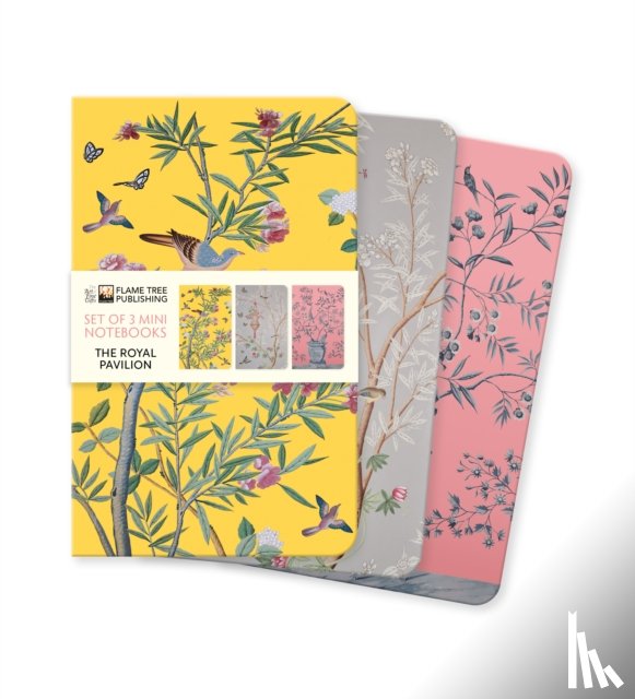 Flame Tree Studio - Royal Pavilion, Brighton Set of 3 Mini Notebooks