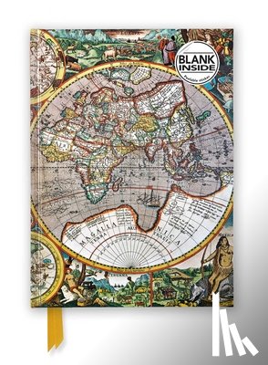 Flame Tree Studio - Antique Map (Foiled Blank Journal)