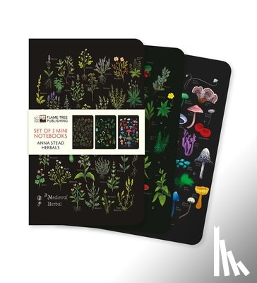 Flame Tree Studio - Anna Stead: Herbals Set of 3 Mini Notebooks